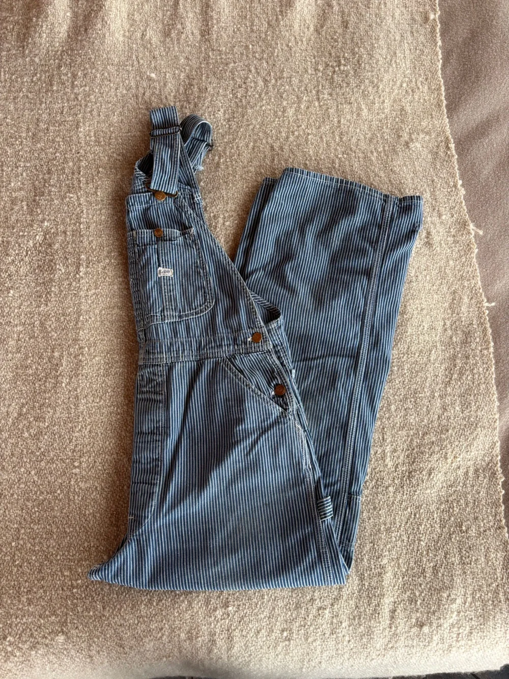 Vintage Lee Engineer Striped Bibs